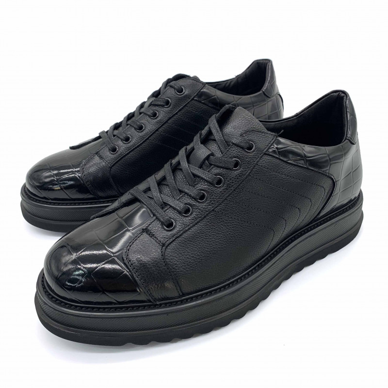Мужские ботинки SH07-24. Чёрный