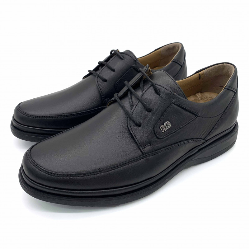 Мужские ботинки комфорт класса DETECTOR 0207. Чёрный