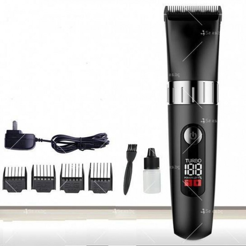 Профессиональная машинка для стрижки волос  Pro Mozer MZ-9831 (4 насадки). 