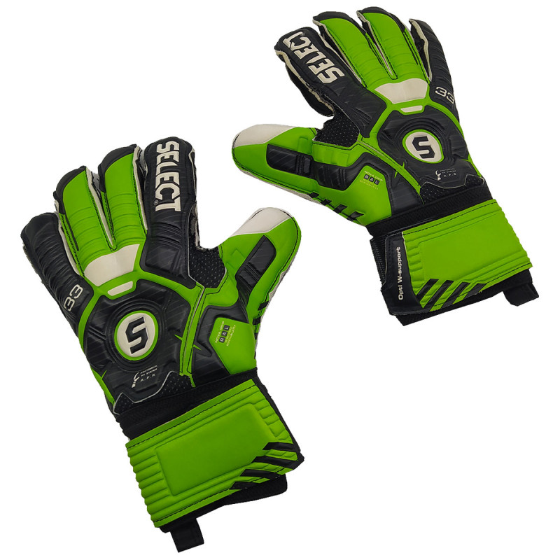 Вратарские перчатки для футбола SELECT. Зелёный