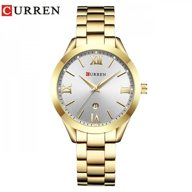 Женские часы Curren 9007, розовое золото 