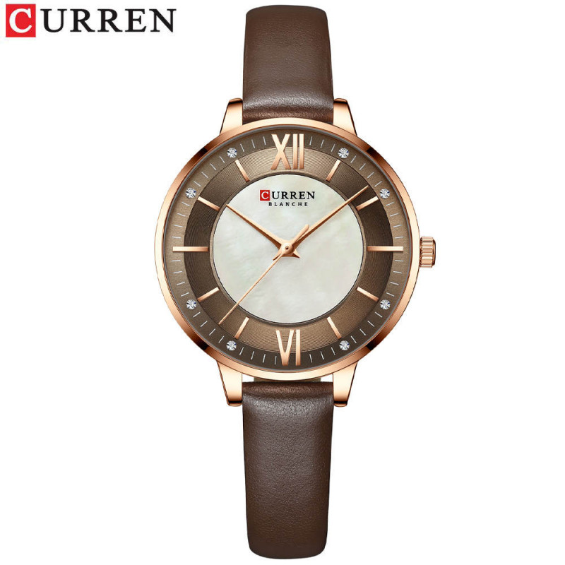 Женские часы Curren 9080, коричневый 