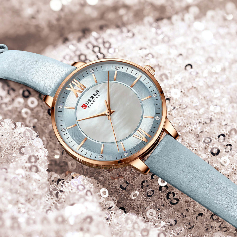 Женские часы Curren 9080, голубой 
