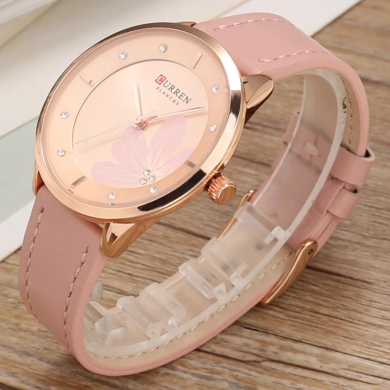 Женские часы Curren 9048, светло-розовый 