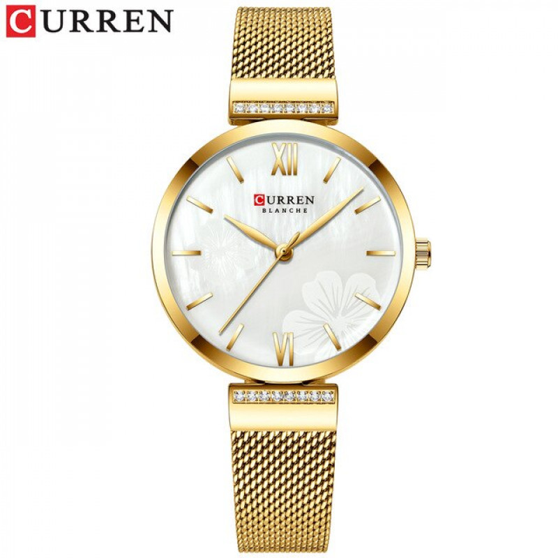 Женские часы Curren 9067, золотистый 