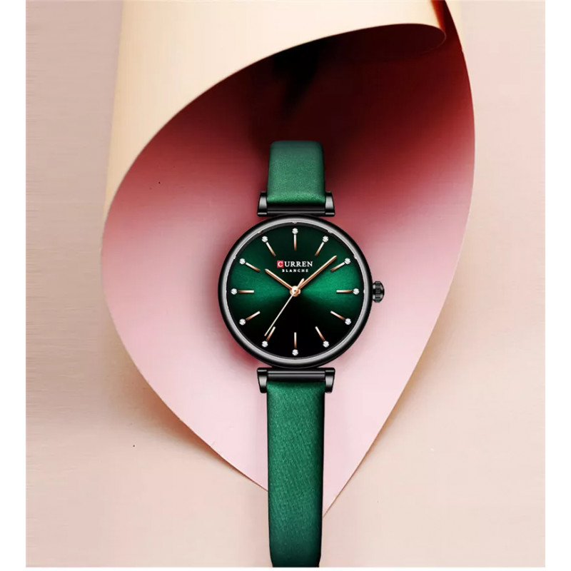 Женские часы Curren 9081, зелёный