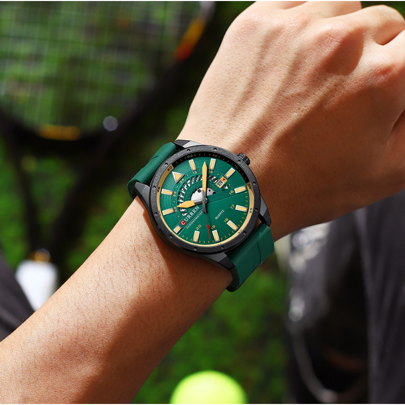 Мужские часы Curren 8421, зелёный