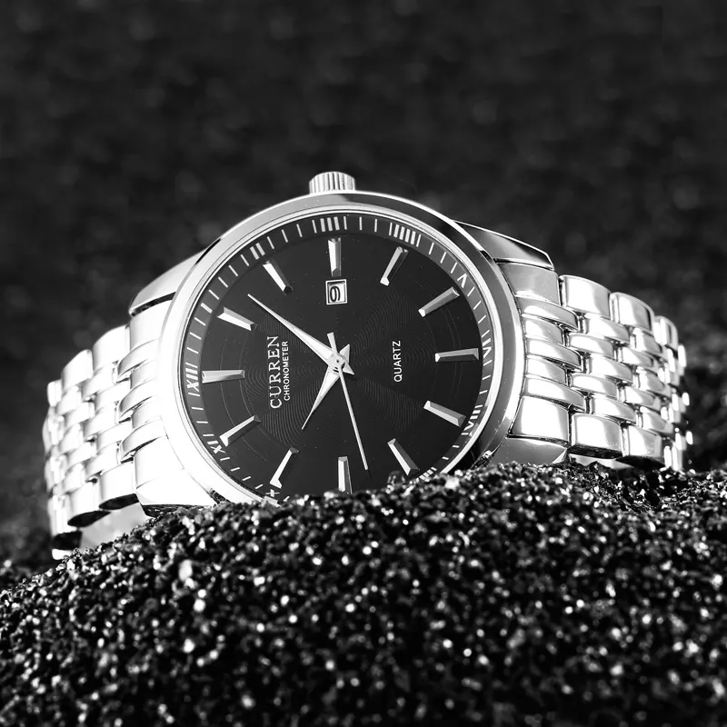 Мужские часы Curren 8052. Чёрные