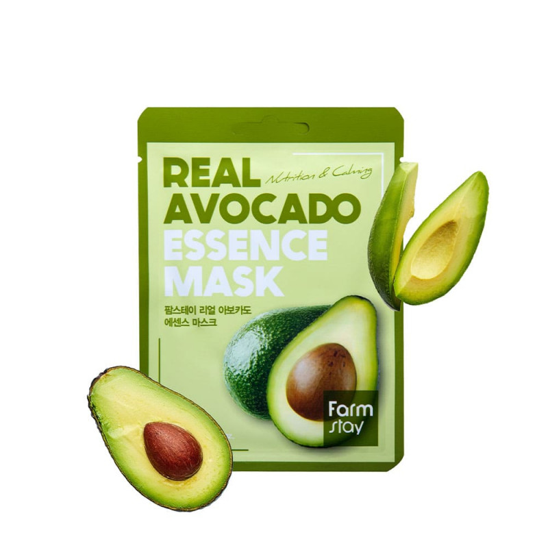 Тканевая маска с экстрактом авокадо FARM STAY Real Avocado Essence Mask