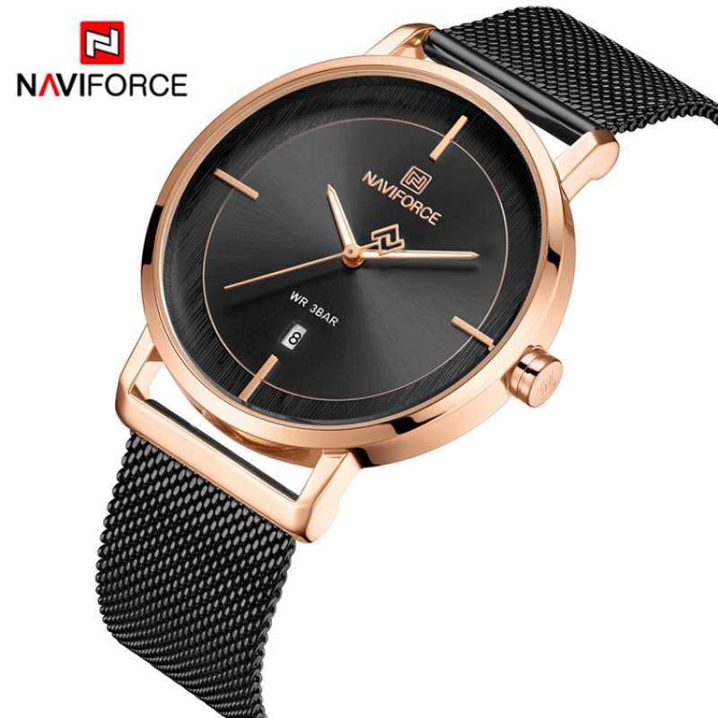 Женские часы Naviforce 3009 Black 