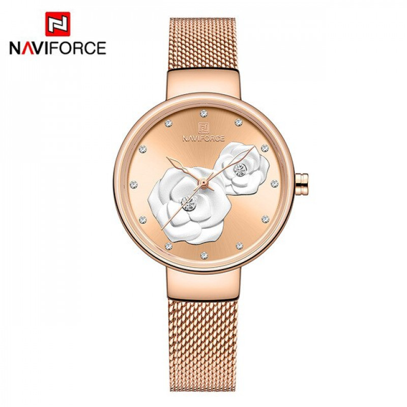 Женские часы Naviforce 5013 Gold