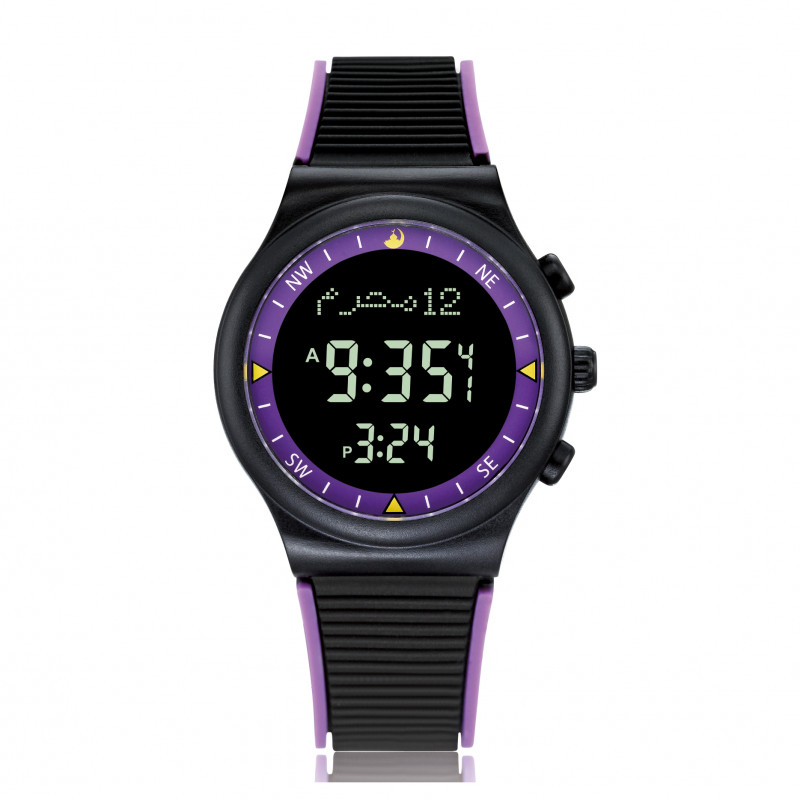 Спортивные часы Al-Harameen HA-6506B (Purple Black)