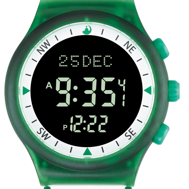 Спортивные часы Al-Harameen HA-6506B (Green White)