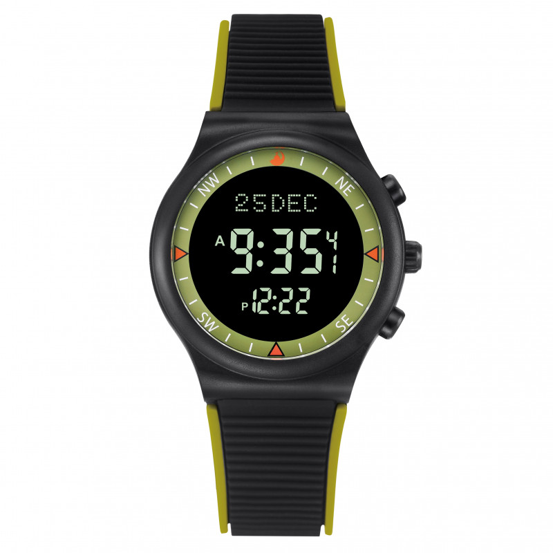 Спортивные часы Al-Harameen HA-6506B (Green Black)