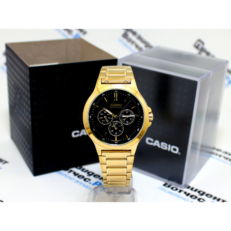 Стильные мужские часы CASIO MTP-V300G-1AUDF