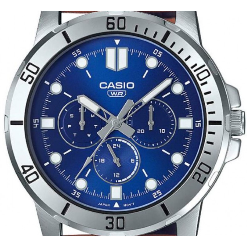 Стильные мужские часы CASIO MTP-VD300L-2EUDF