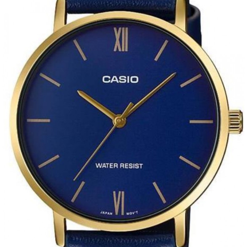 Стильные мужские часы CASIO MTP-VT01GL-2BVDF