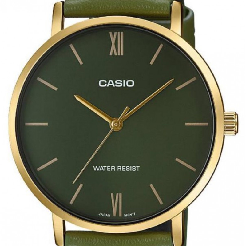Стильные мужские часы CASIO MTP-VT01GL-3BVDF