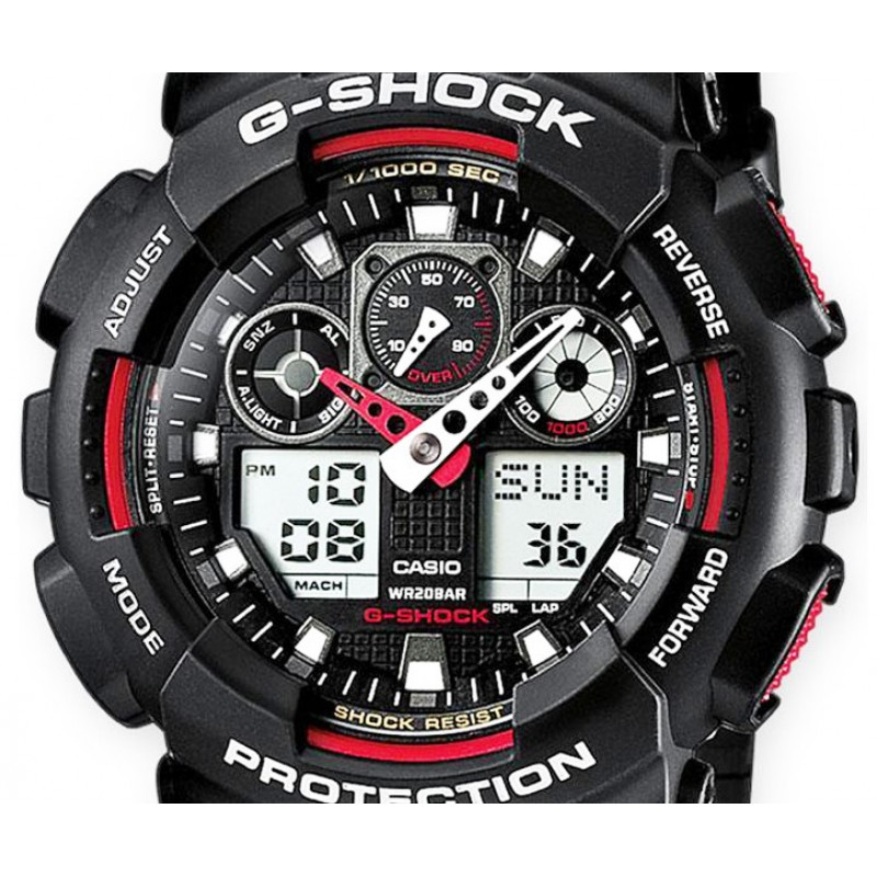 Мужские часы G-SHOCK GA-100-1A4DR