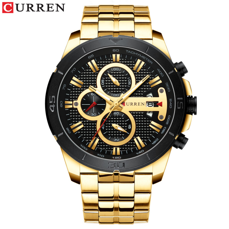 Мужские часы Curren 8337 Gold