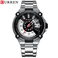 Мужские часы Curren 8345 Silver