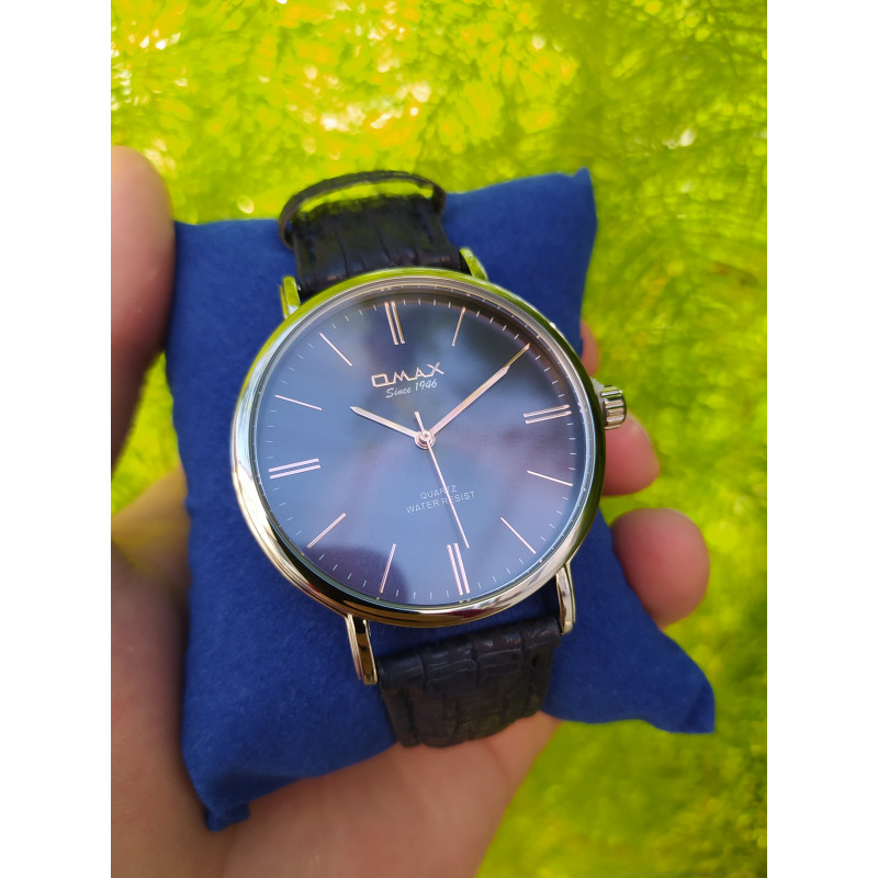 Мужские классические часы OMAX 00PR0031 тёмно - синий
