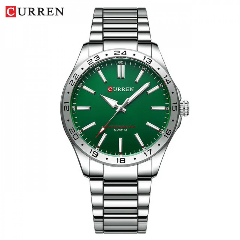 Мужские часы Curren 8452. Зеленый