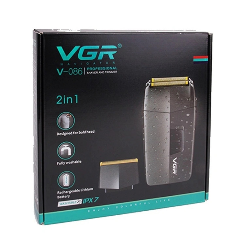 Профессиональный шейвер  VGR  V-086 триммер 2в1