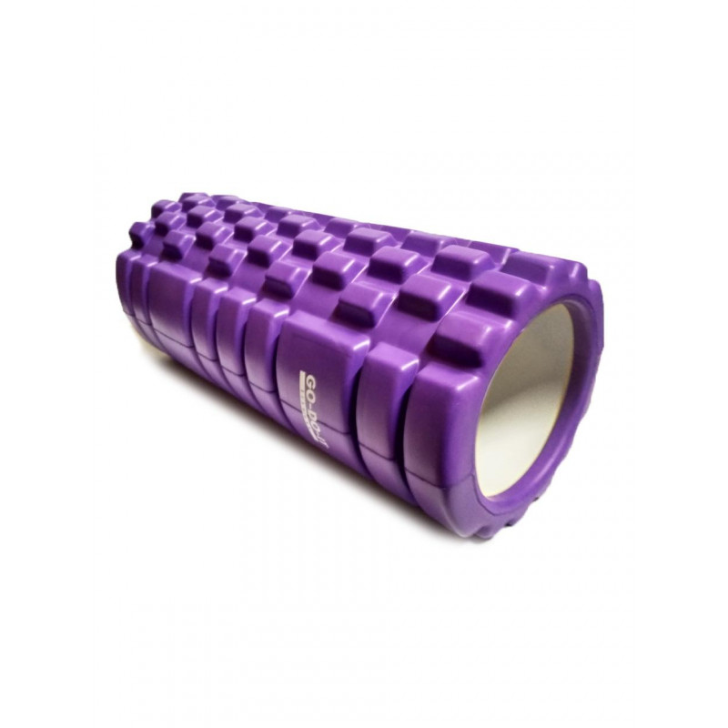 Массажный ролик для фитнеса и йоги - фиолетовый 