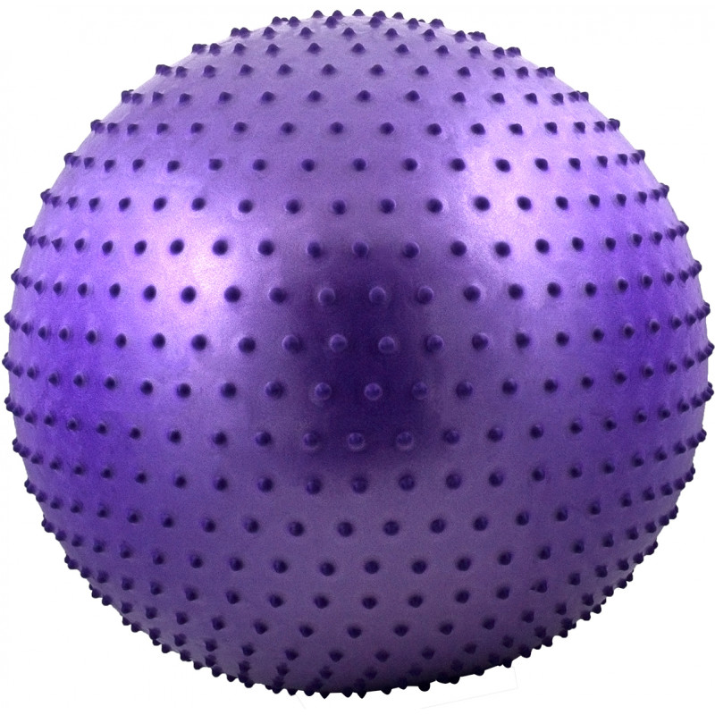 Фитбол - гимнастический мяч массажный - фиолетовый