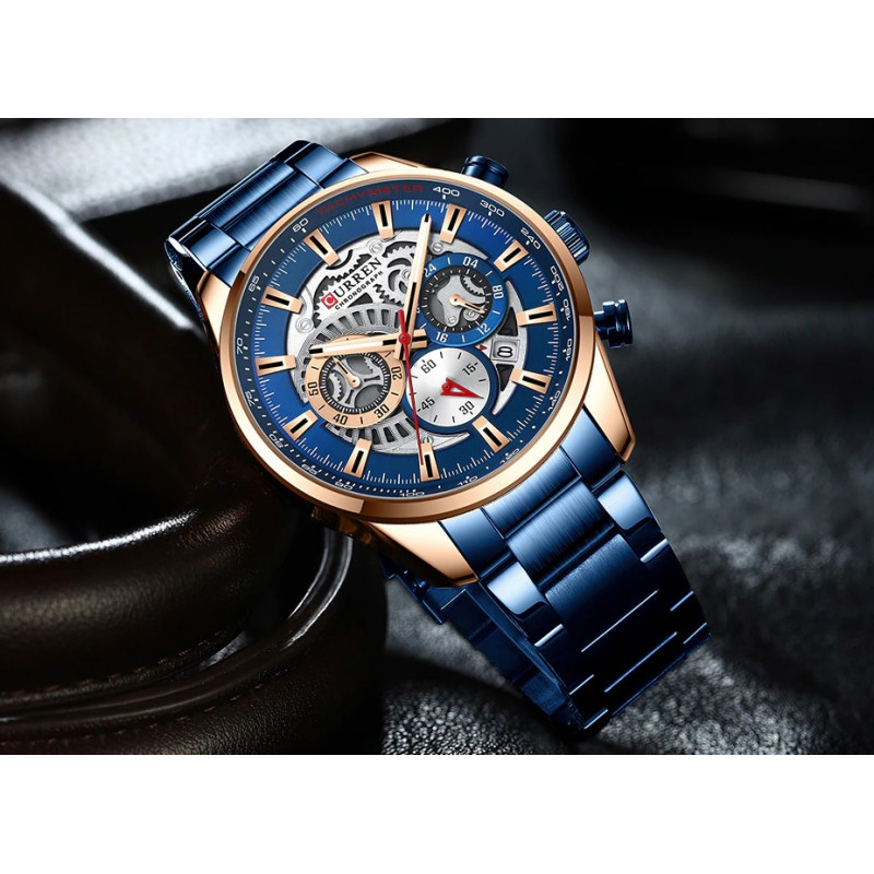 Мужские часы Curren 8391 BLUE