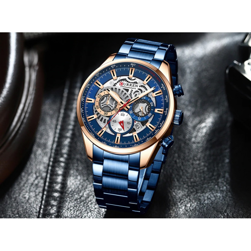 Мужские часы Curren 8391 BLUE