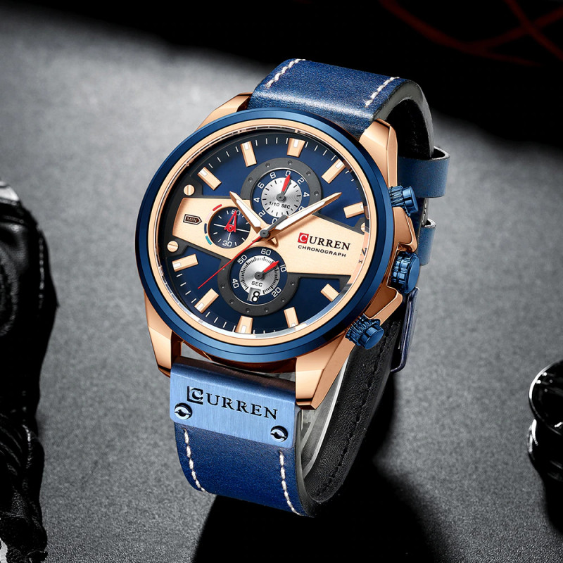 Мужские часы Curren 8394 BLUE